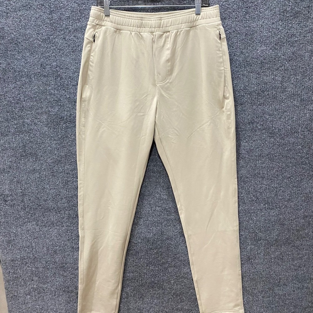 Public Rec All Day Every Day Pant Mens 34 Taupe Beige Tapered Leg Stretch NWT